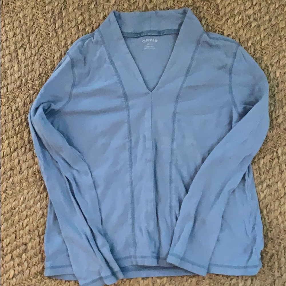 Light blue long sleeve shirt